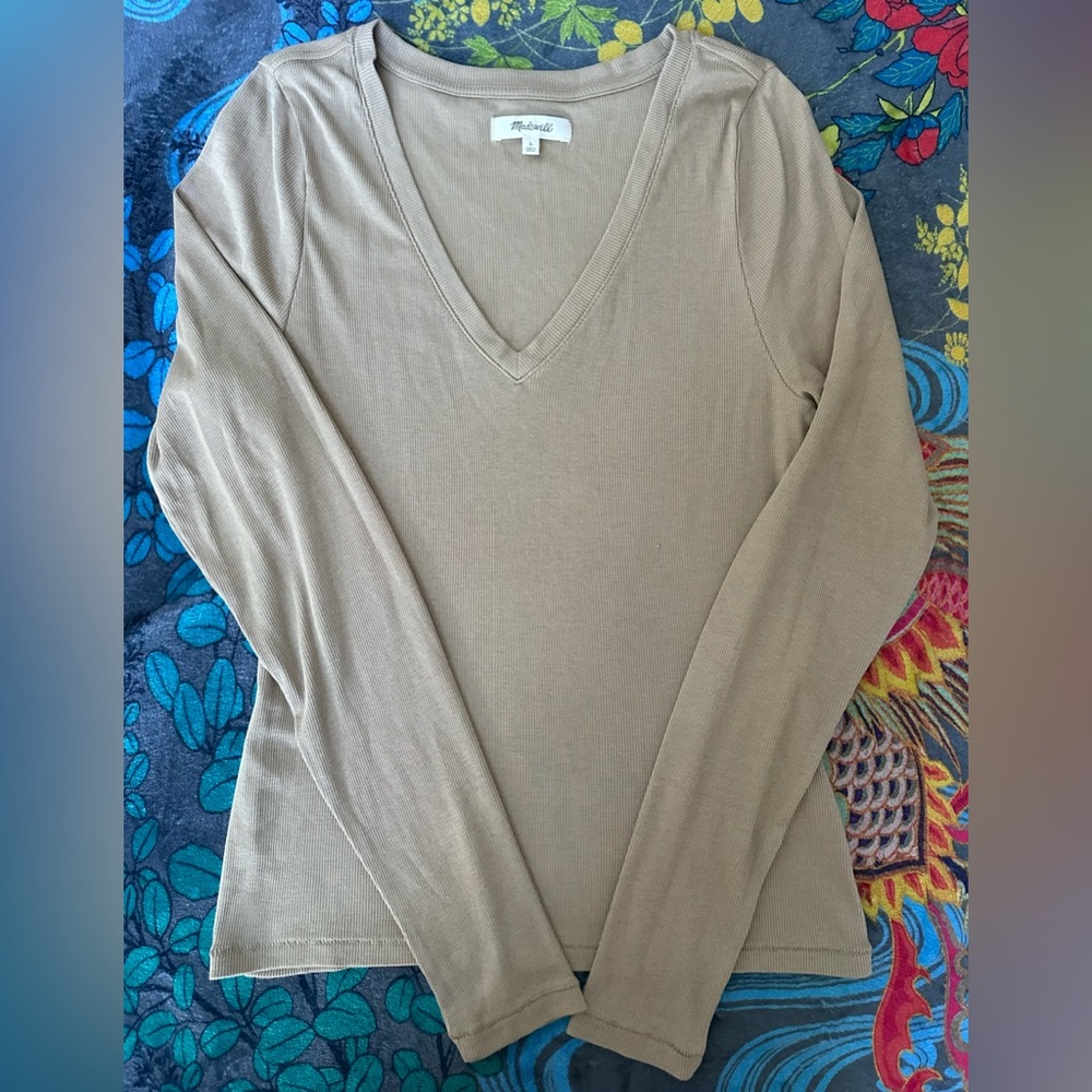 MADEWELL V-NECK TOP